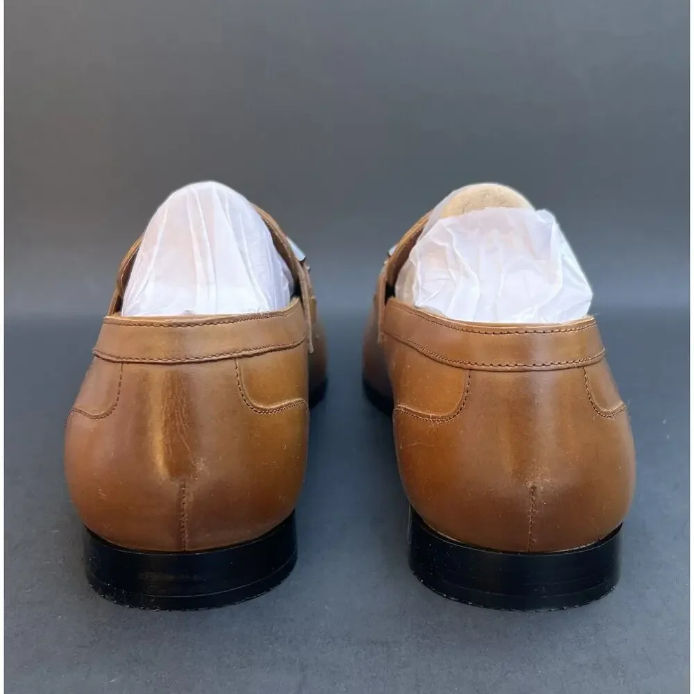 ALDO Marinho Loafers Brown (Cognac Leather Smooth) Men's 11 US Size - Picture 7 of 15